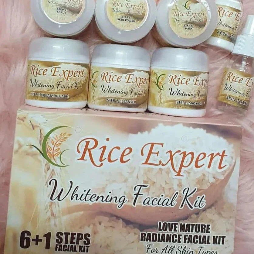 Rice Expert Facial Kit All Skin Type With Bleach - Pack Of 7 Cosmia.pk