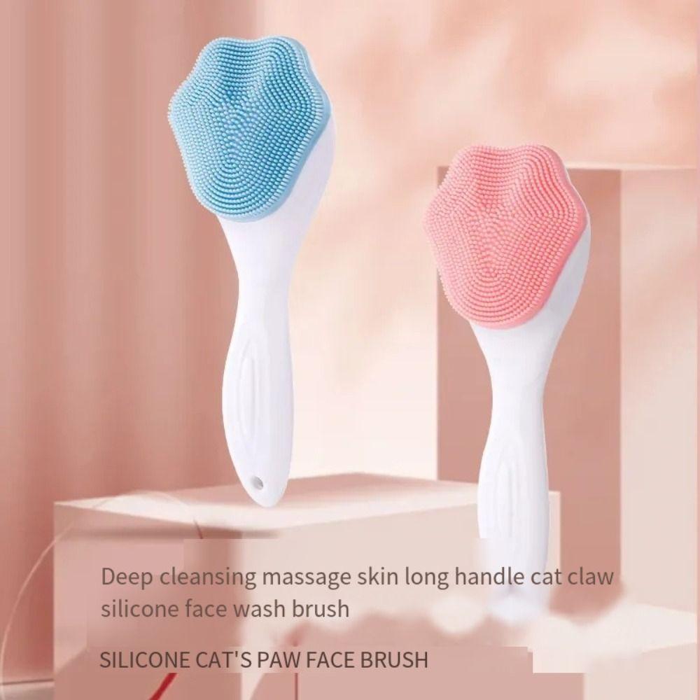 Silicone Silica Gel Facial Brush – Cat Paw Shape Cosmia.pk