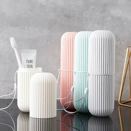 Capsule Toothbrush Holder, Travel Toiletries Storage Cup Cosmia.pk