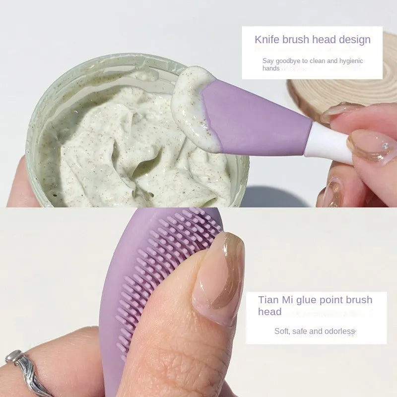 2Pcs Double Head Silicone Face Mask Brush Cosmia.pk