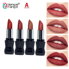 Heng Fang 4pcs Matte Cola Coca Lipstick Set Heng Fang