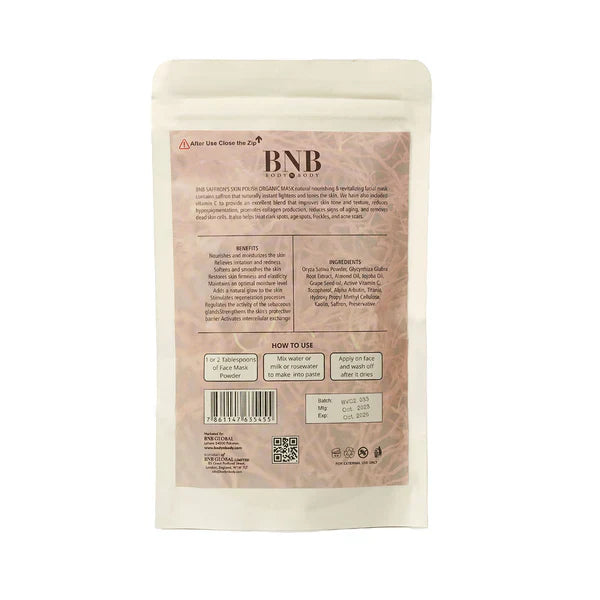 BNB Saffron Skin Polish Mask - 120gm BnB
