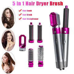 5 in 1 Hot Hair Dryer With Free Mini Spray - Limited Stock Cosmia