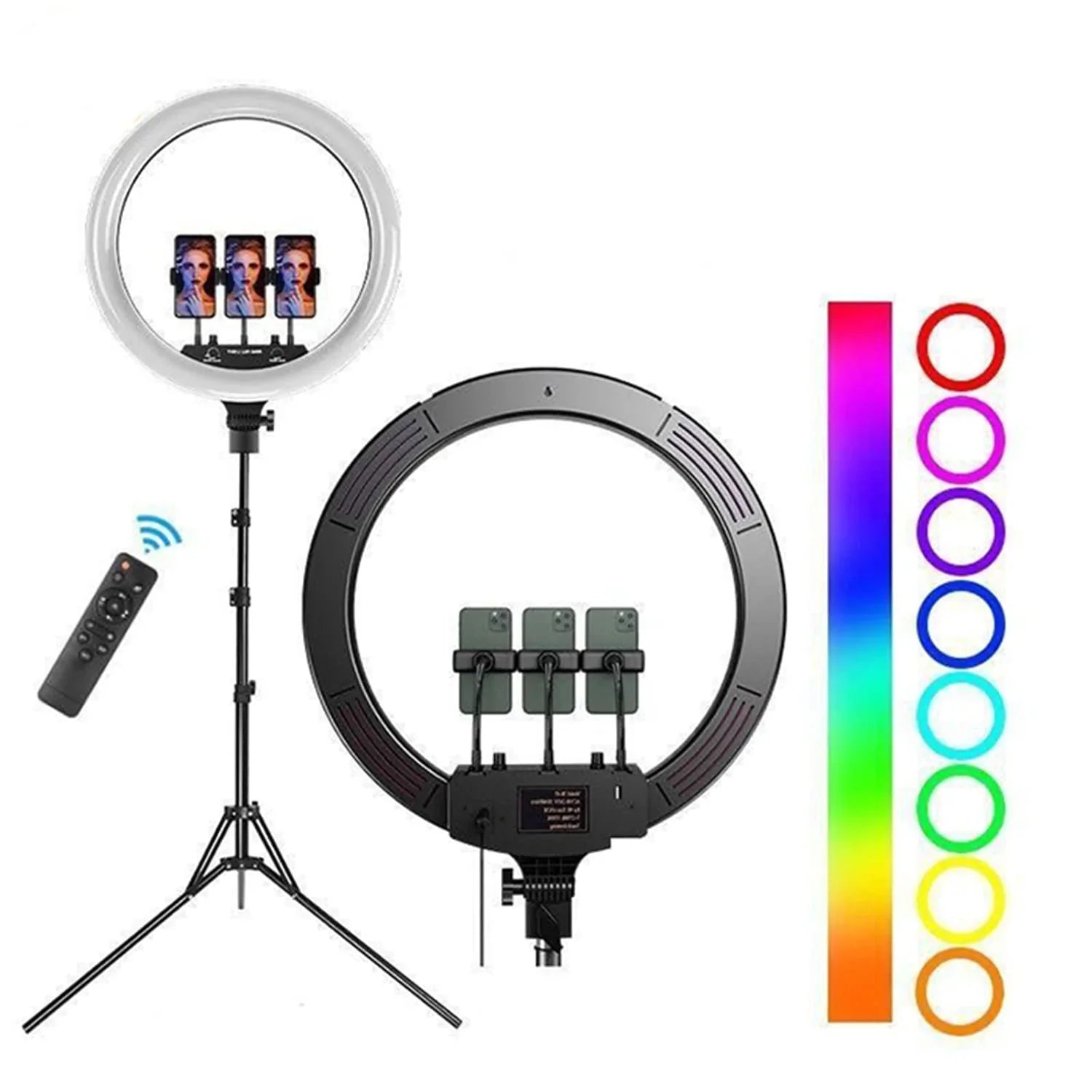 RGB LED Ring Light - MJ56 - 22INCH RGB