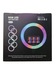 RGB Ring Light 18 inch with 7ft Tripod Stand for Phone Camera - MJ18 Cosmia.pk