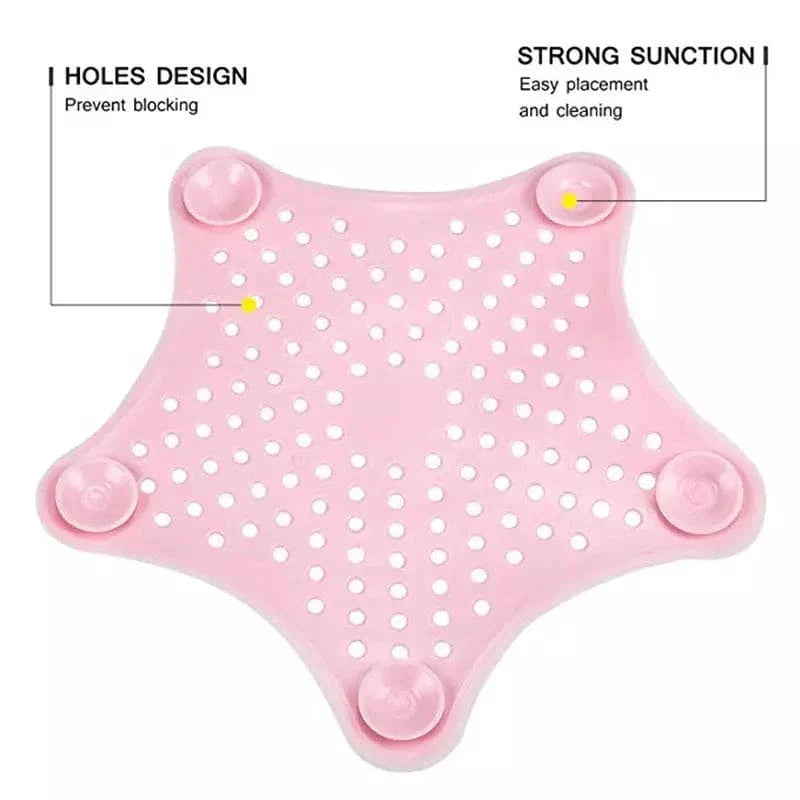 Silicon Drain Stopper, Strainer, Filter for Bathroom & Kitchen Cosmia.pk