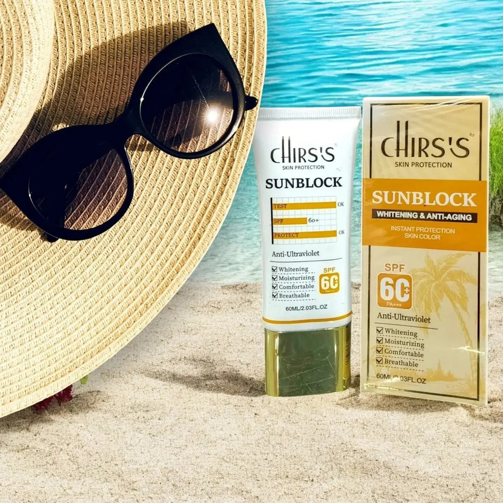 Chirs’s Whitening & Anti-aging Sunblock SPF60+- 60ml Chirs's