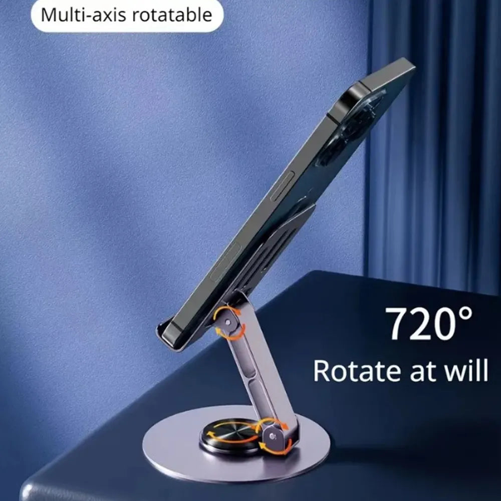 Full Metal Mobile Phone Stand 360° Rotating Aluminum Alloy Cosmia.pk