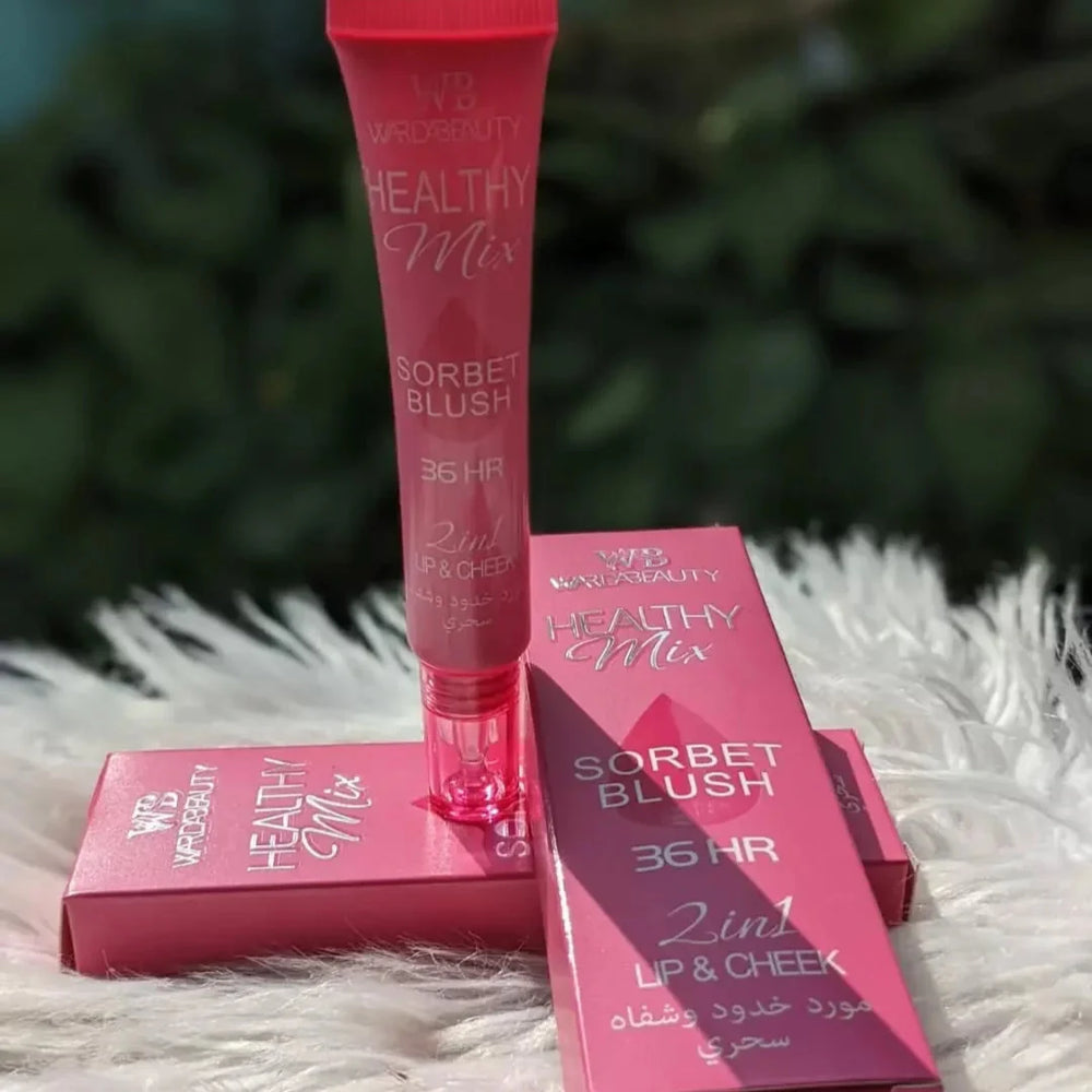 Warda Beauty 2 in 1 Sorbet Blush  For lip & Cheeks - 40ml Warda Beauty