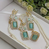 Zircon Combo Party Set – High Quality Rectangle Shape Jewelry