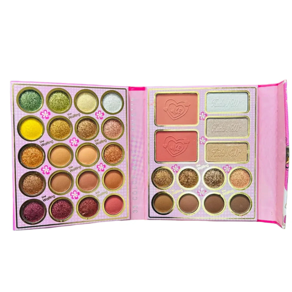 Huda New 33 Colors Makeup Book Palette Huda