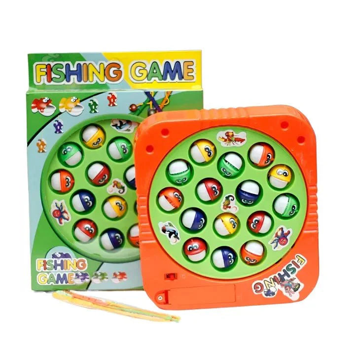 Battery-Operated Rotating Fishing Game Toy for Kids & Toddlers - 15 Cosmia.pk