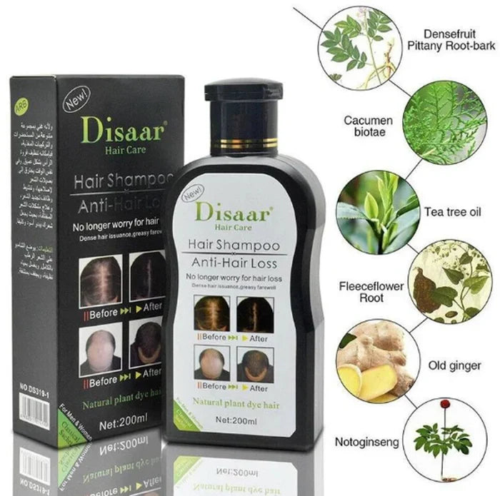 DISAAR 2 In 1 Hair Growth Essential Oil & Anti-Hair Loss Shampoo Disaar