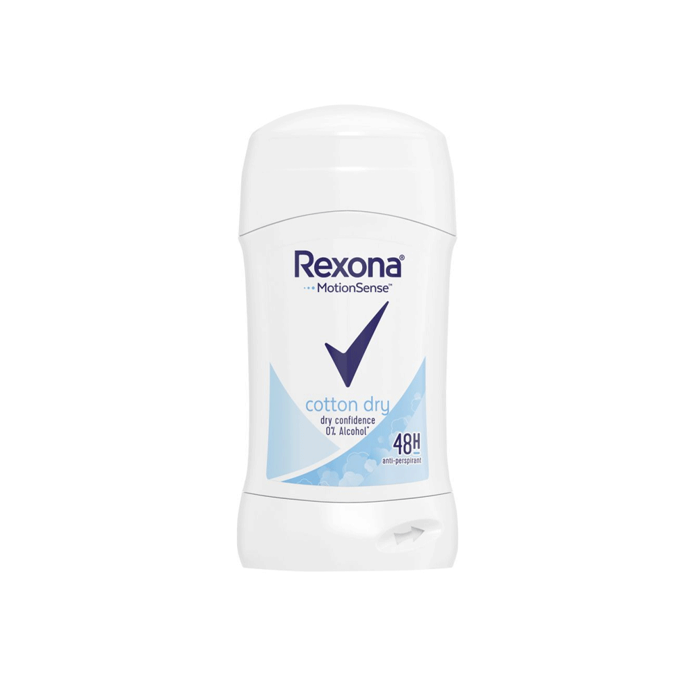 Rexona Cotton Dry 48h Deodorant Stick 40g REXONA