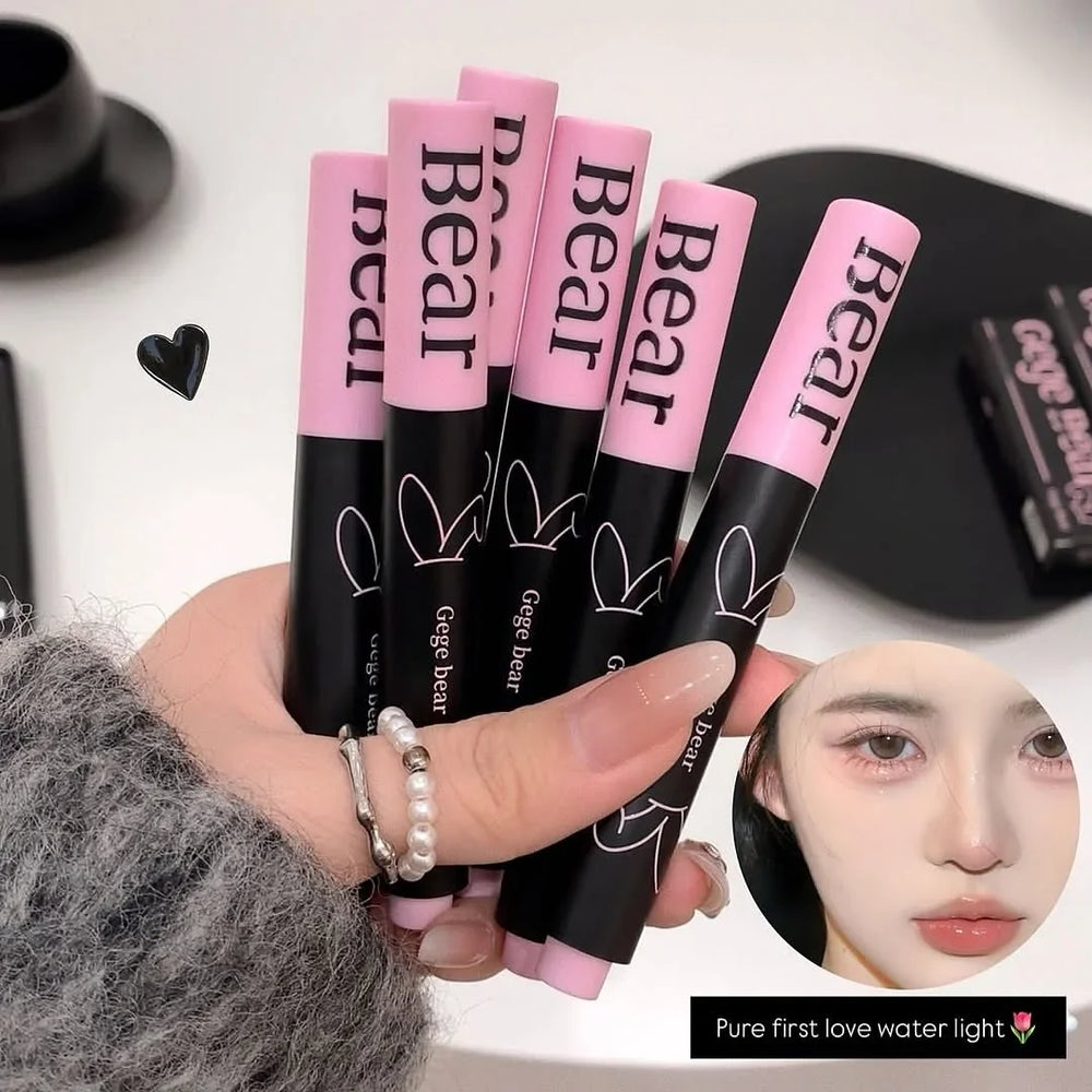 Gege Bear Heart Shape Magic Pen Moisturizing Solid Lip Gloss Gege Bear