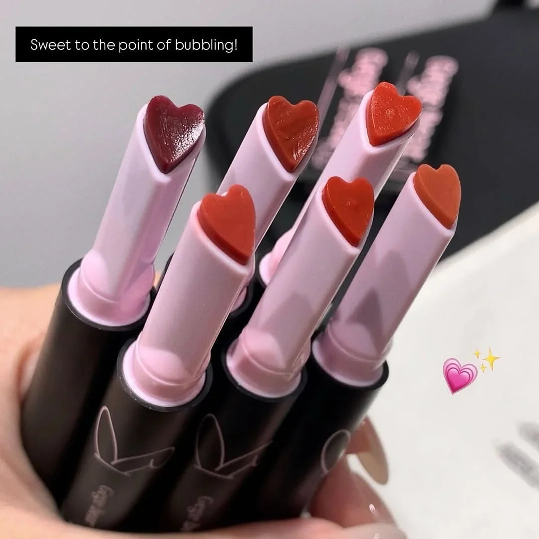 Gege Bear Heart Shape Magic Pen Moisturizing Solid Lip Gloss Gege Bear