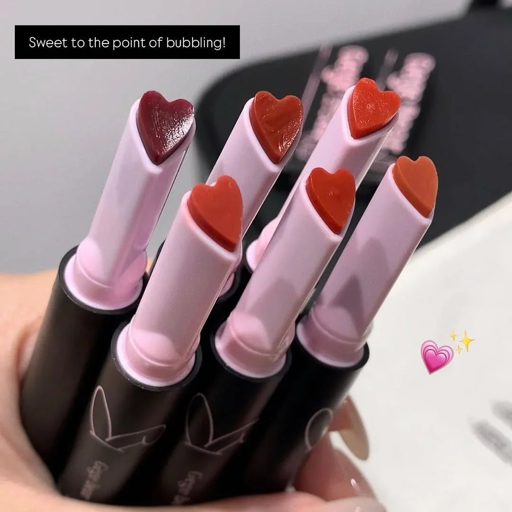 Gege Bear Heart Shape Magic Pen Moisturizing Solid Lip Gloss Gege Bear