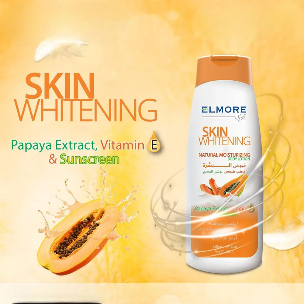 Elmore Papaya Skin Whitening Body Lotion- 250ml Elmore