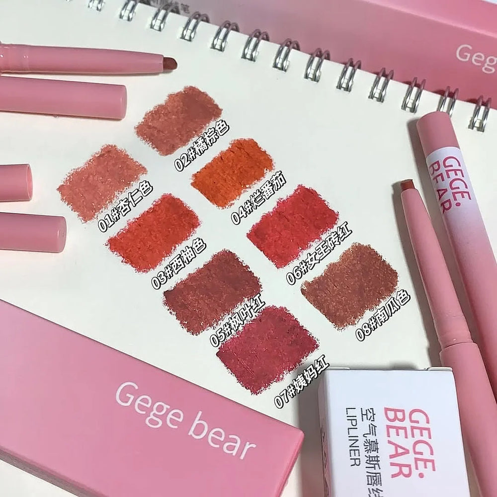 Gege Bear Lip Liner Pencil Matte Lipstick Gege Bear