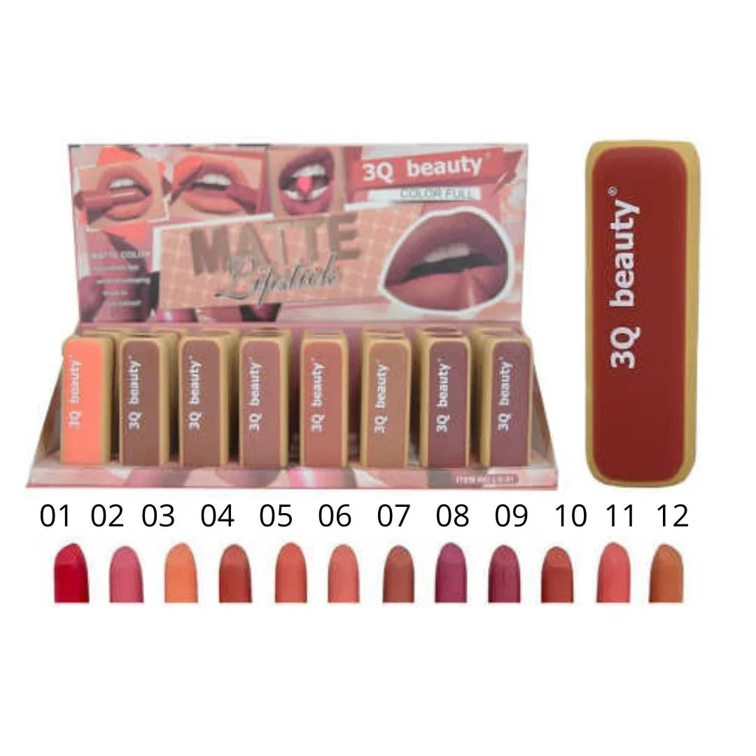 3Q Beauty Matte Colorful Lipstick 3Q Beauty
