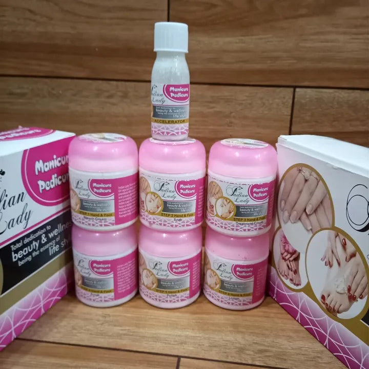 Manicure & Pedicure Kit (6 x 100 ML) / Imported High Quality Manicure Indian Lady