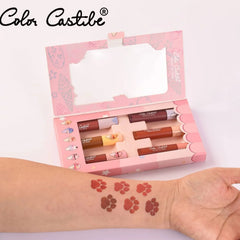 Color Castle Velvet Lip Gloss Pack of 6 Color Castle