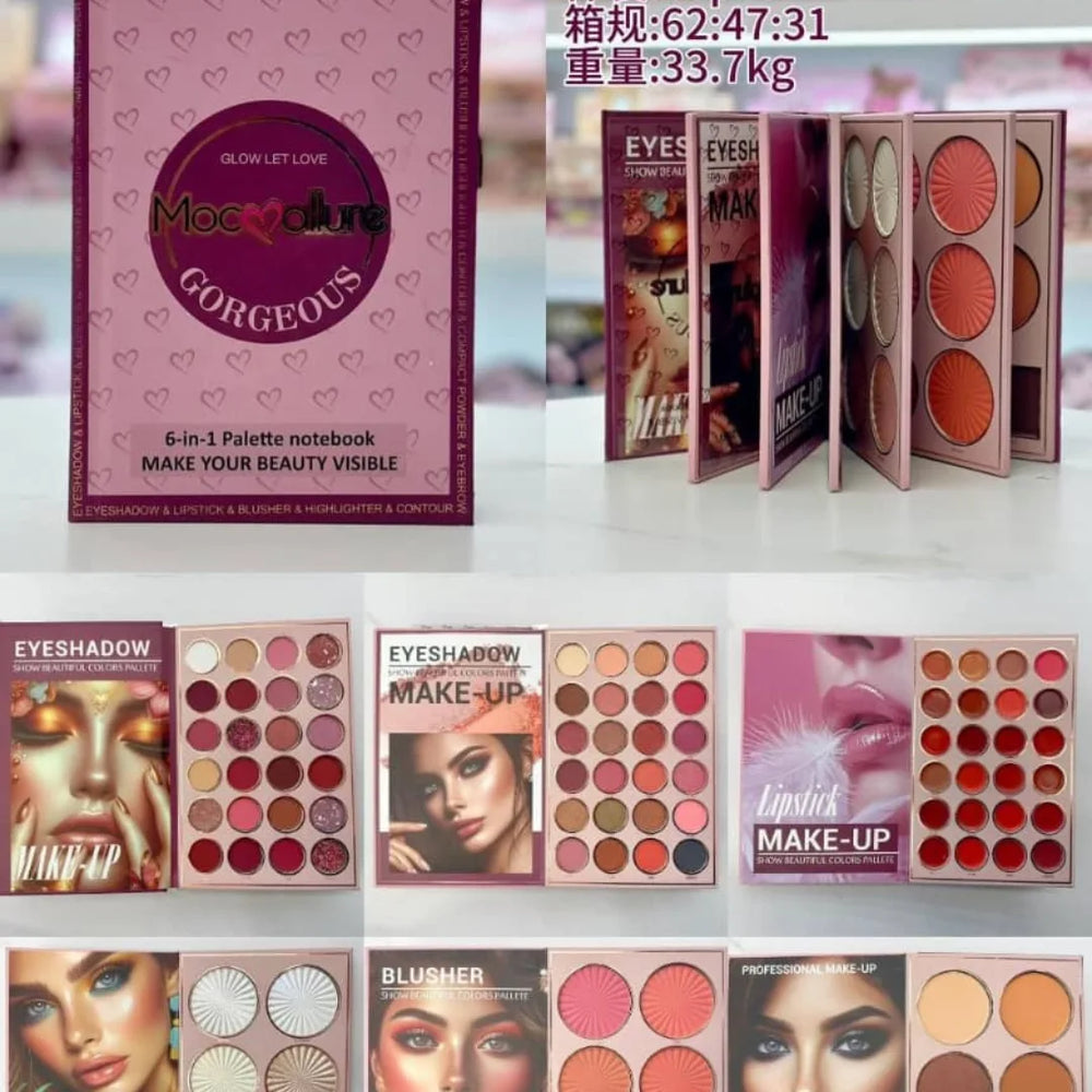 Mocallure Gorgeous 6 in 1 Palette Notebook Mocallure