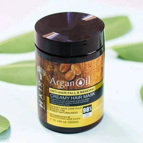 Argan Oil Anti-Hair Fall & Renewal Creamy Hair Mask 1000ml Argan Oil