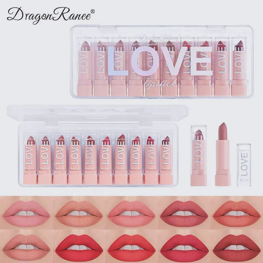 Dragon Ranee - Mini Velvet Lipstick Set of 10 Dragon Ranee