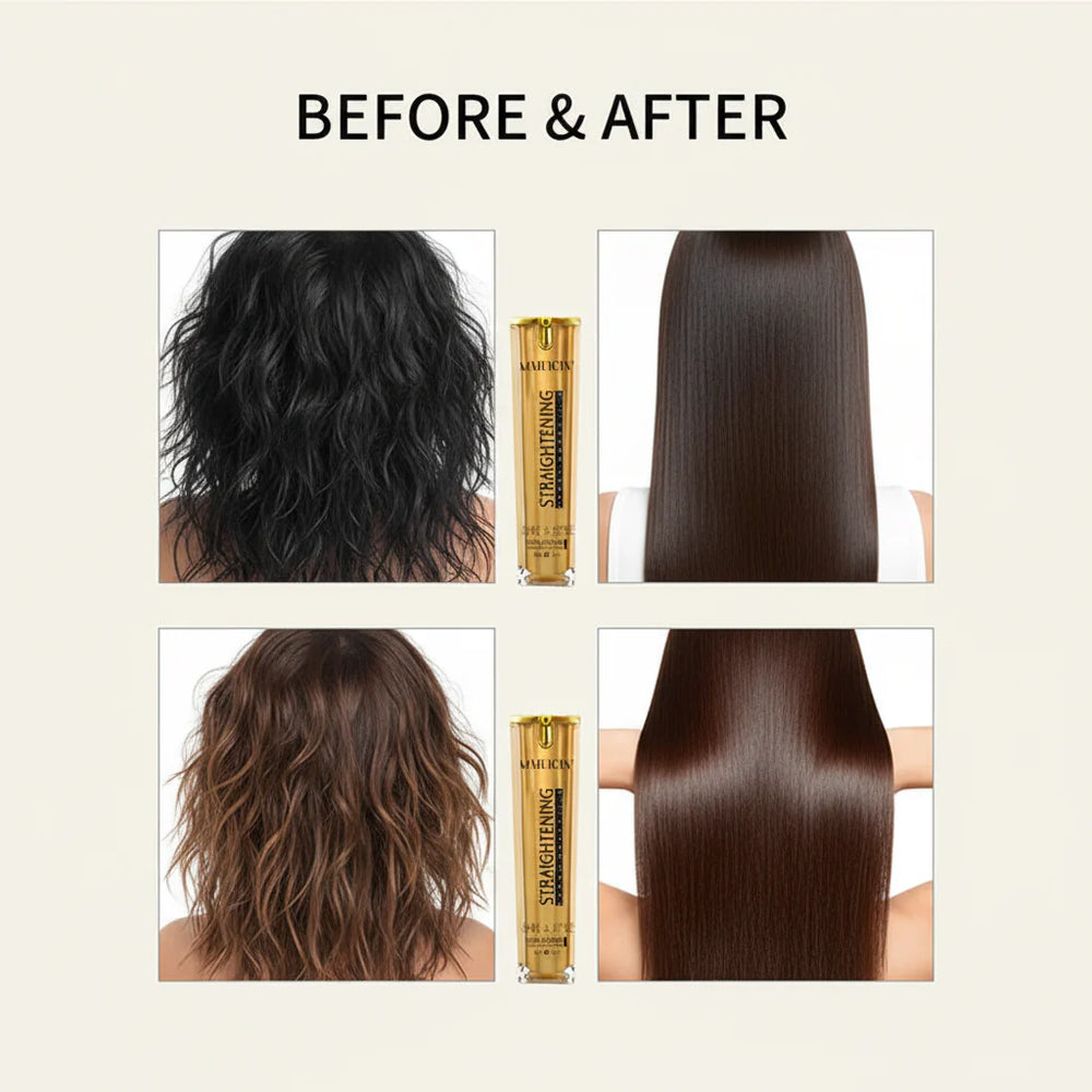 Muicin Gold Shine Style Hair Straightening Serum - 50ml Muicin