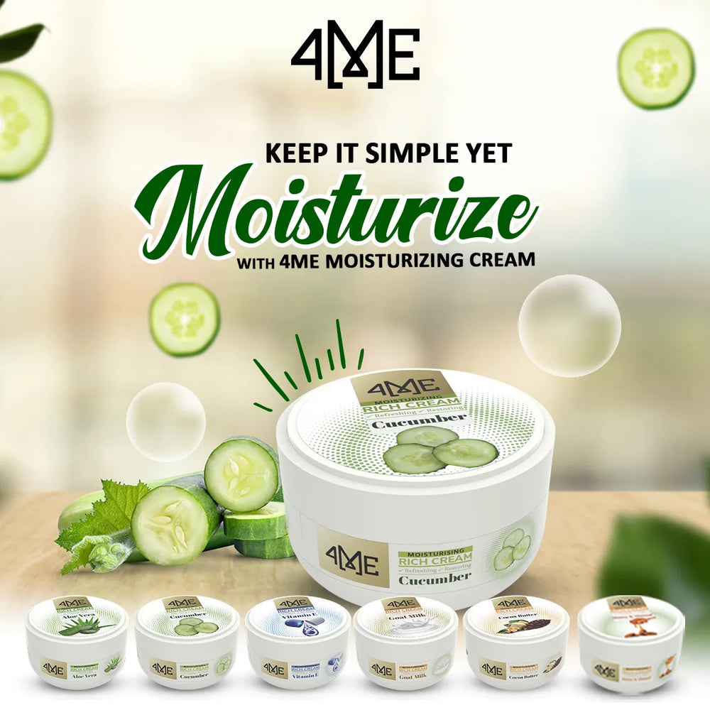 4ME Rich Moisturizing Cream Cucumber 200ml 4ME