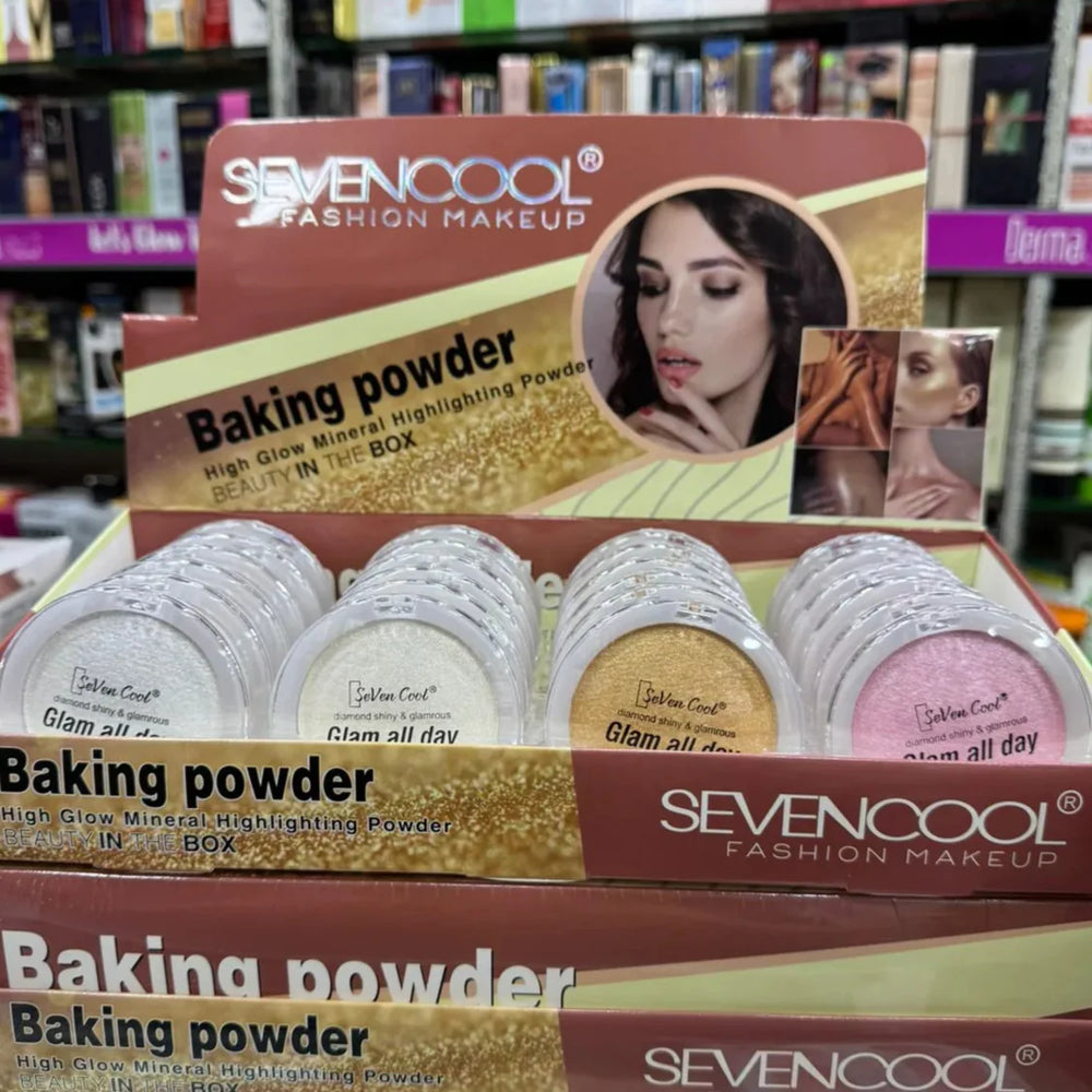 4 Pcs Seven cool highlighter Set Seven Cool