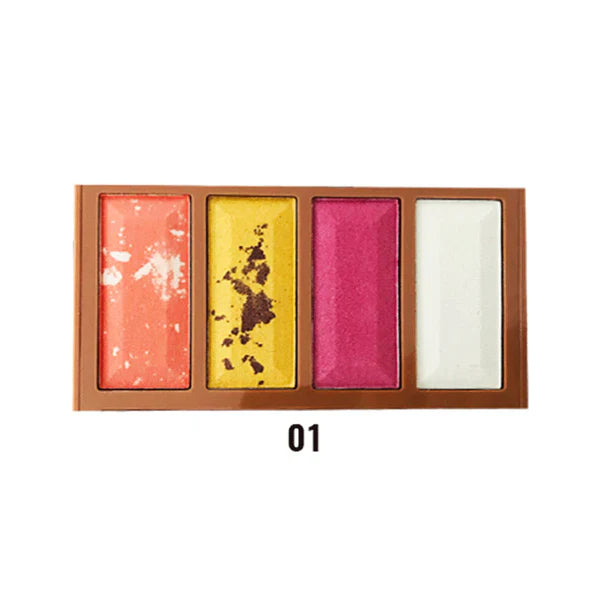 Face it 4 Shades Highlighter Palette Face It