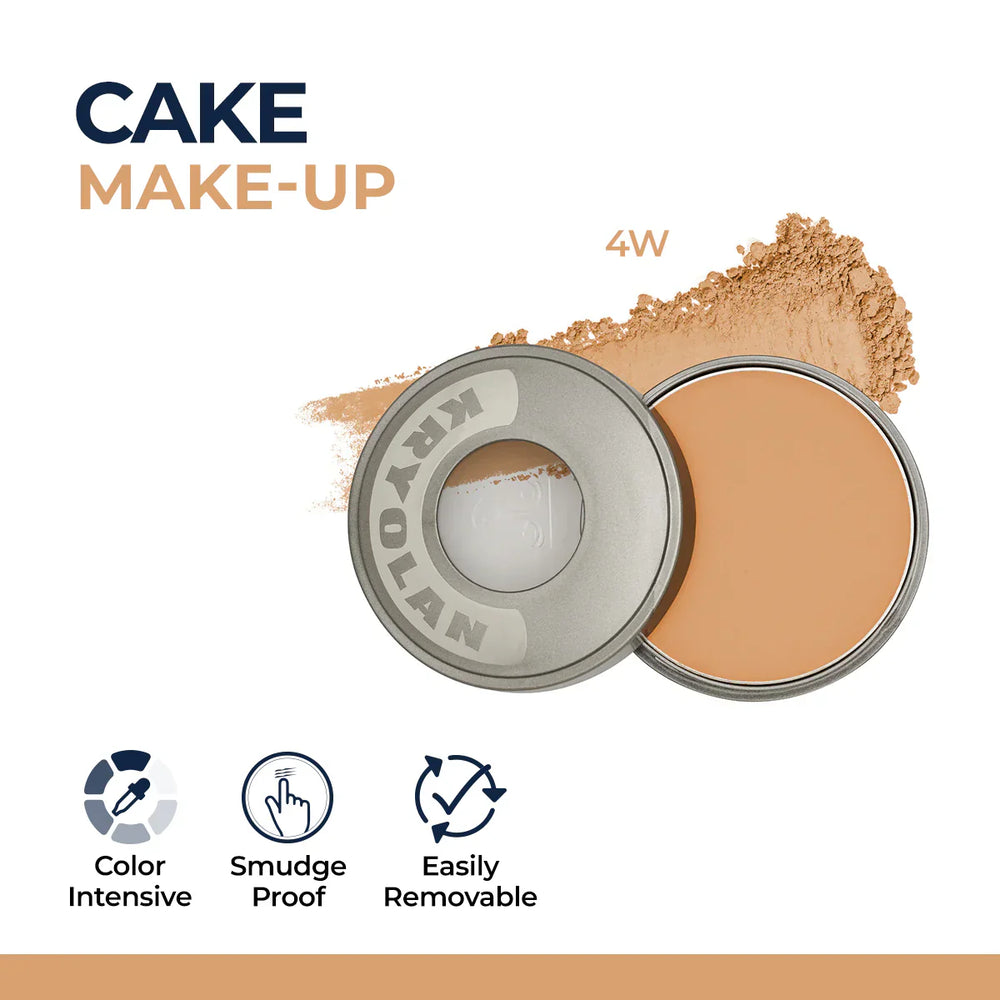 Kryolan Cake Makeup Wet and Dry Foundation and Face Powder Kryolan