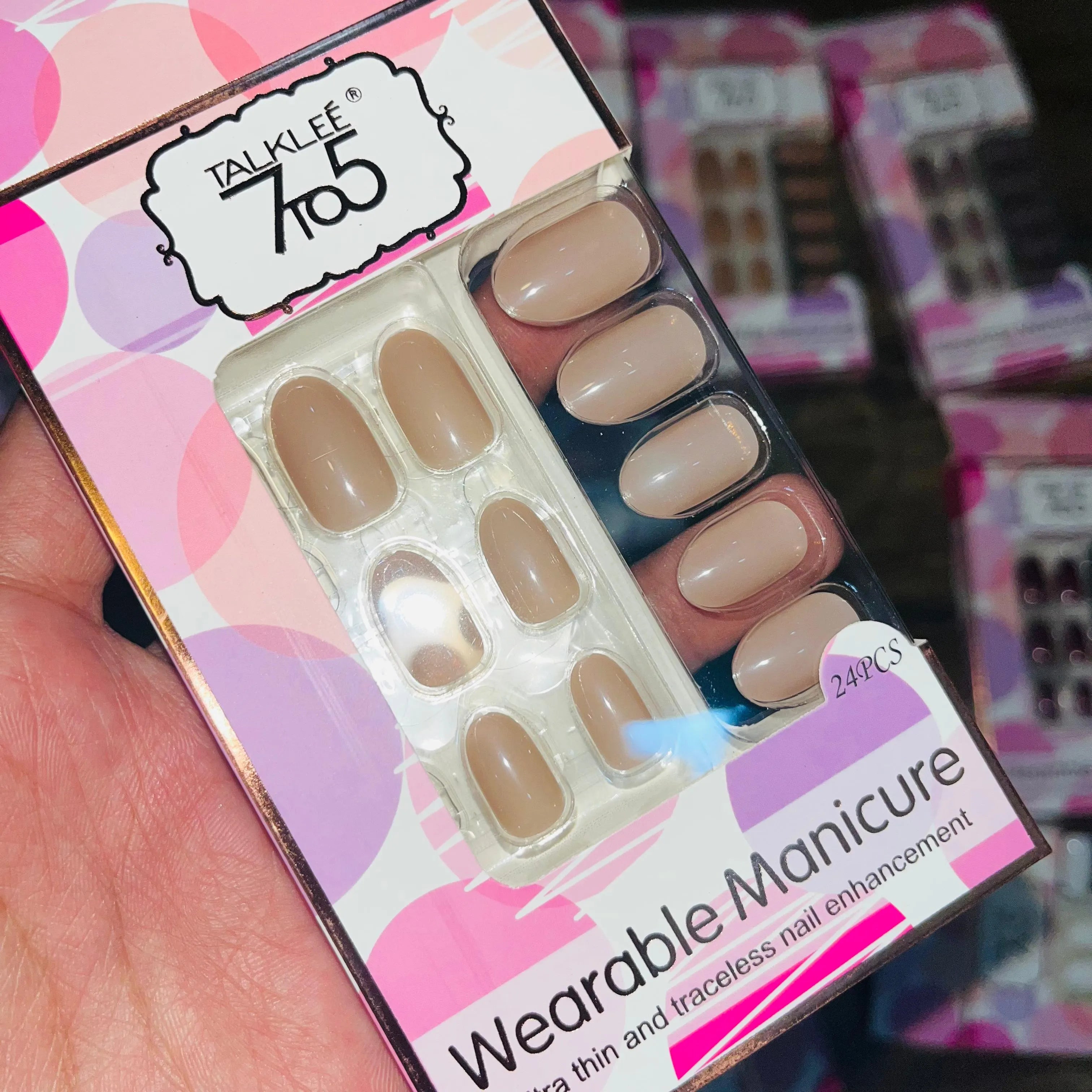 7To5 Talklee Wearable Artifical Nails With Free Stickers Talklee