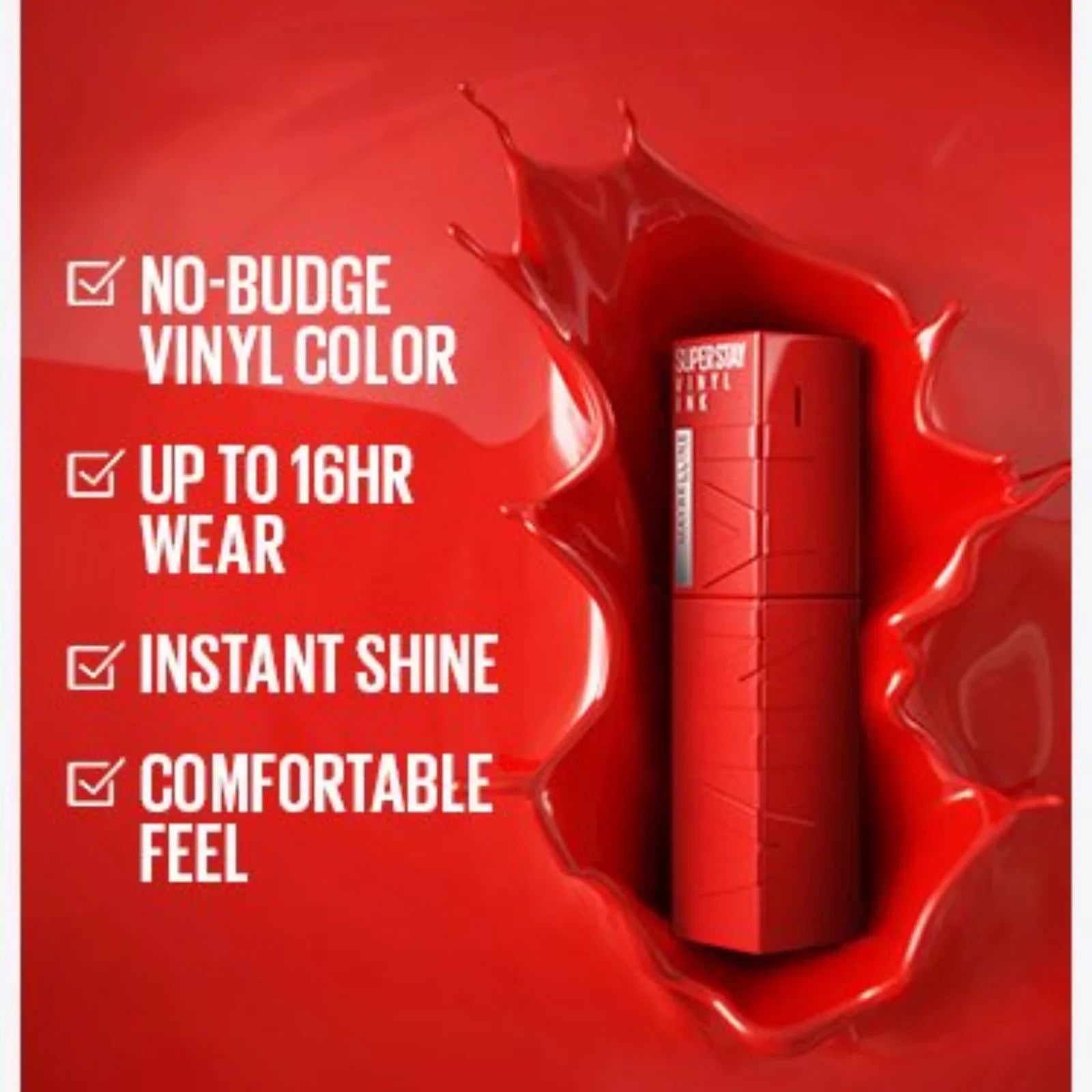 Original Maybelline Super Stay Vinyl Ink Liquid Lipstick - Lippy 23 Maybelline
