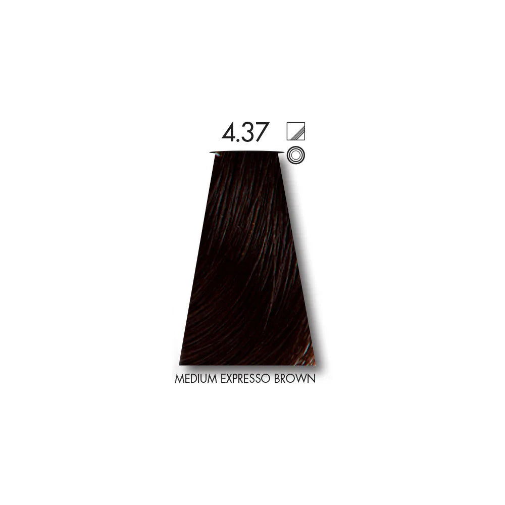 Keune Tinta Deal Medium Expresso Brown 4.37 with Keune Developer 20 Volume - 60 ml Keune