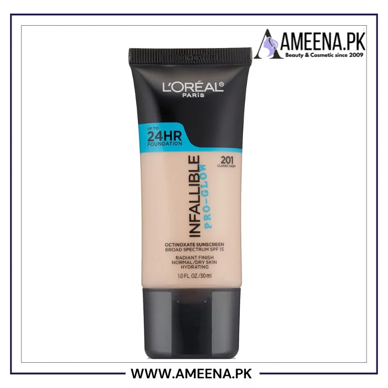L'Oreal Paris Makeup Infallible Up to 24HR Pro-Glow Foundation Loreal Paris