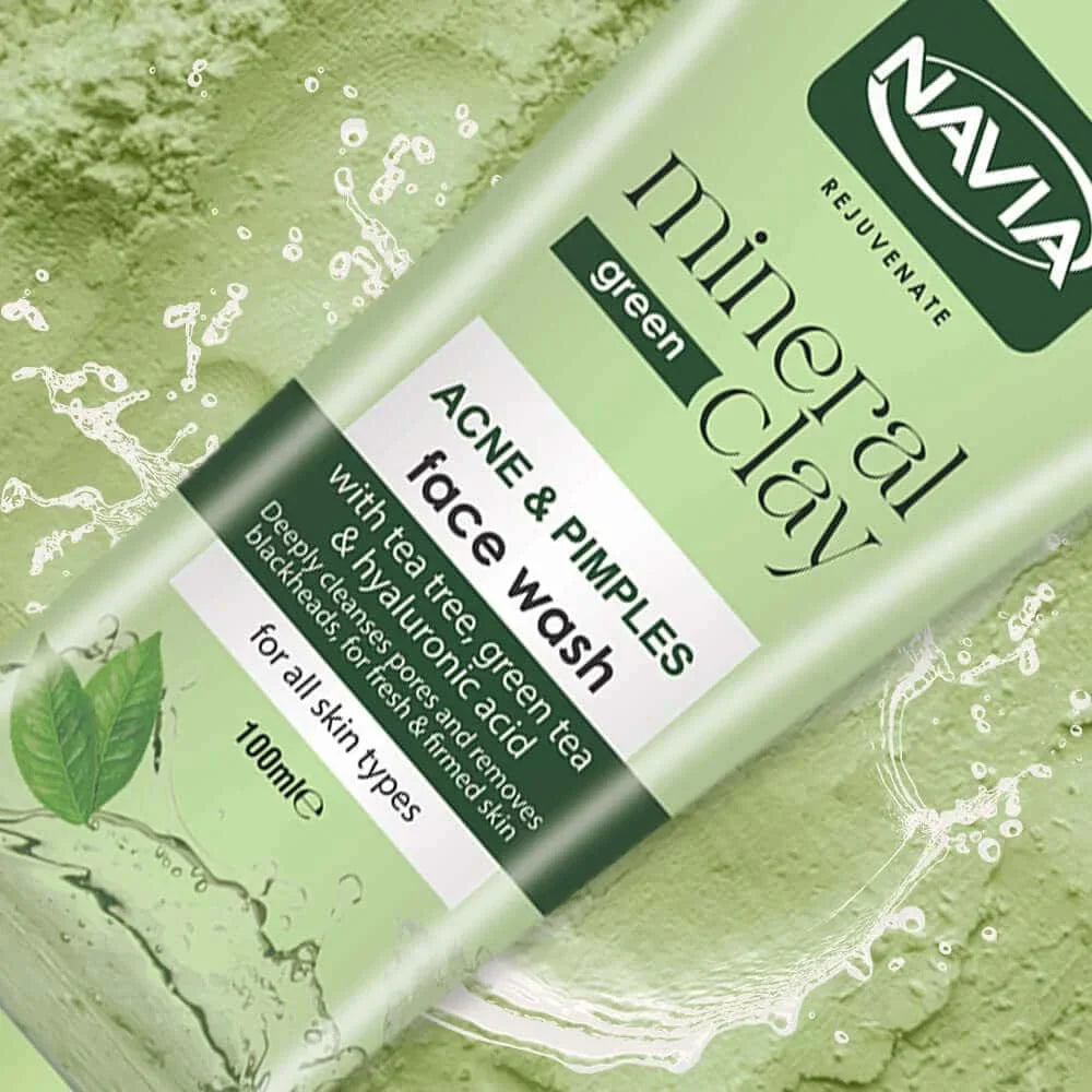 Navia Mineral Clay Face Wash - 100ml Navia