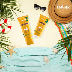 Maliao Green Tea Sunscreen SPF 45 PA+++ - 100g Maliao