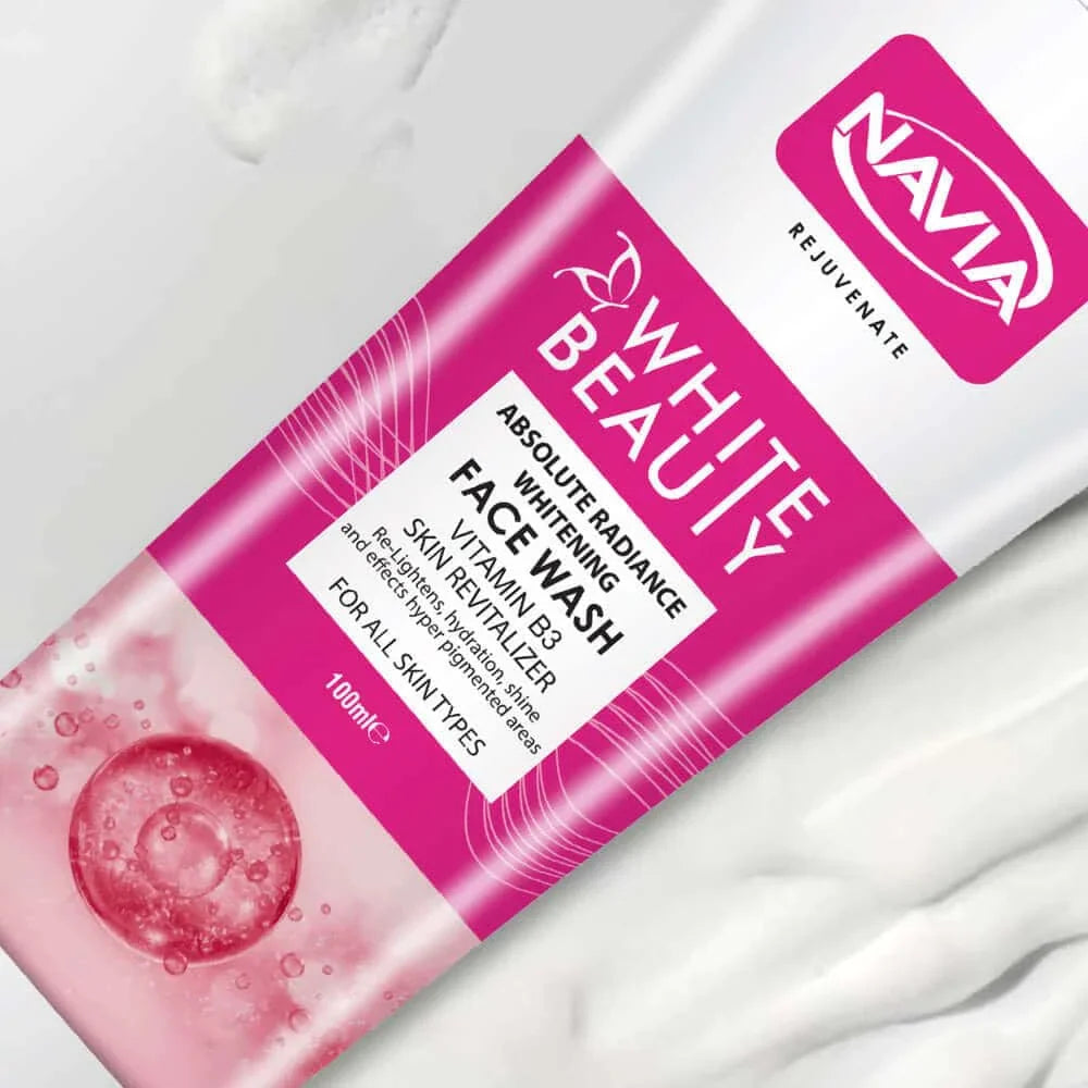 Navia White Beauty Face Wash - 100ml Navia