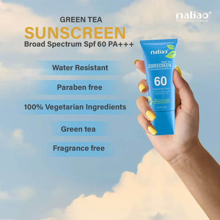 Maliao Fragrance Free Green Tea Sunscreen - 100g Maliao