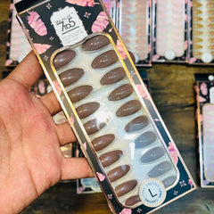 7To5 Talklee Matte Artifical Nails With Free Stickers Talklee