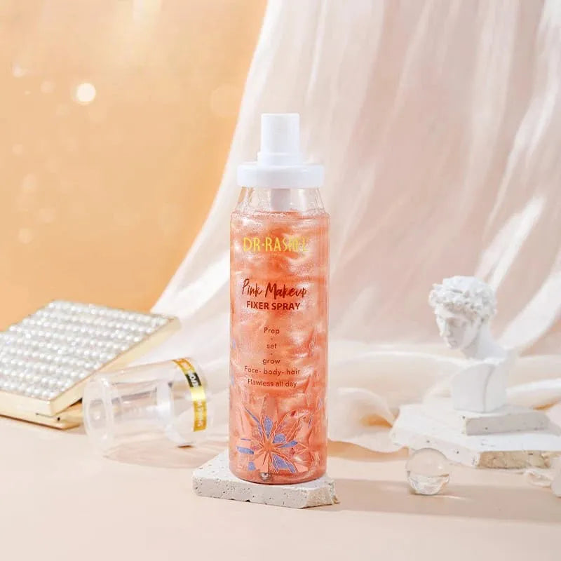 Dr.Rashel Lightweight & Moisturizing Pink Makeup Fixer Spray - 100ml DR.Rashel