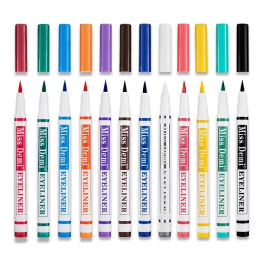 Miss Demi Colour Me Fine Waterproof Liners - Pack of 12 Miss Demi