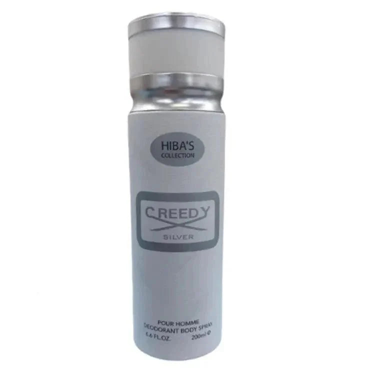 HIBA'S Collections Body Spray 200 ML Creedy Silver Hiba's Collection