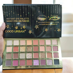 Coco Urban Smokey Eyes Eyeshadow Palette - 32 Colors Coco Urban