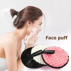 Makeup Remover, Double-Side Sponge puff & Washable Cosmia.pk