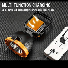 Source Light Multifunctional 4-in-1 Solar Flashlight USB Rechargeable Cosmia.pk