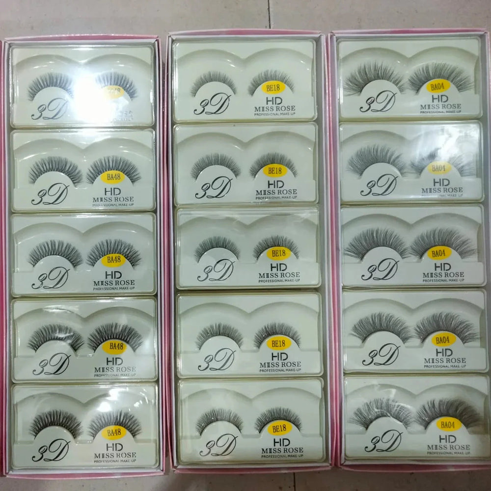 Miss Rose Eye Lashes - Pack of 5 Miss Rose